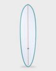 Fun Division Mid Length Surfboard - 6'8, 7'0, 7'6 and 8'0 - Aqua - FCS II - ManGo Surfing