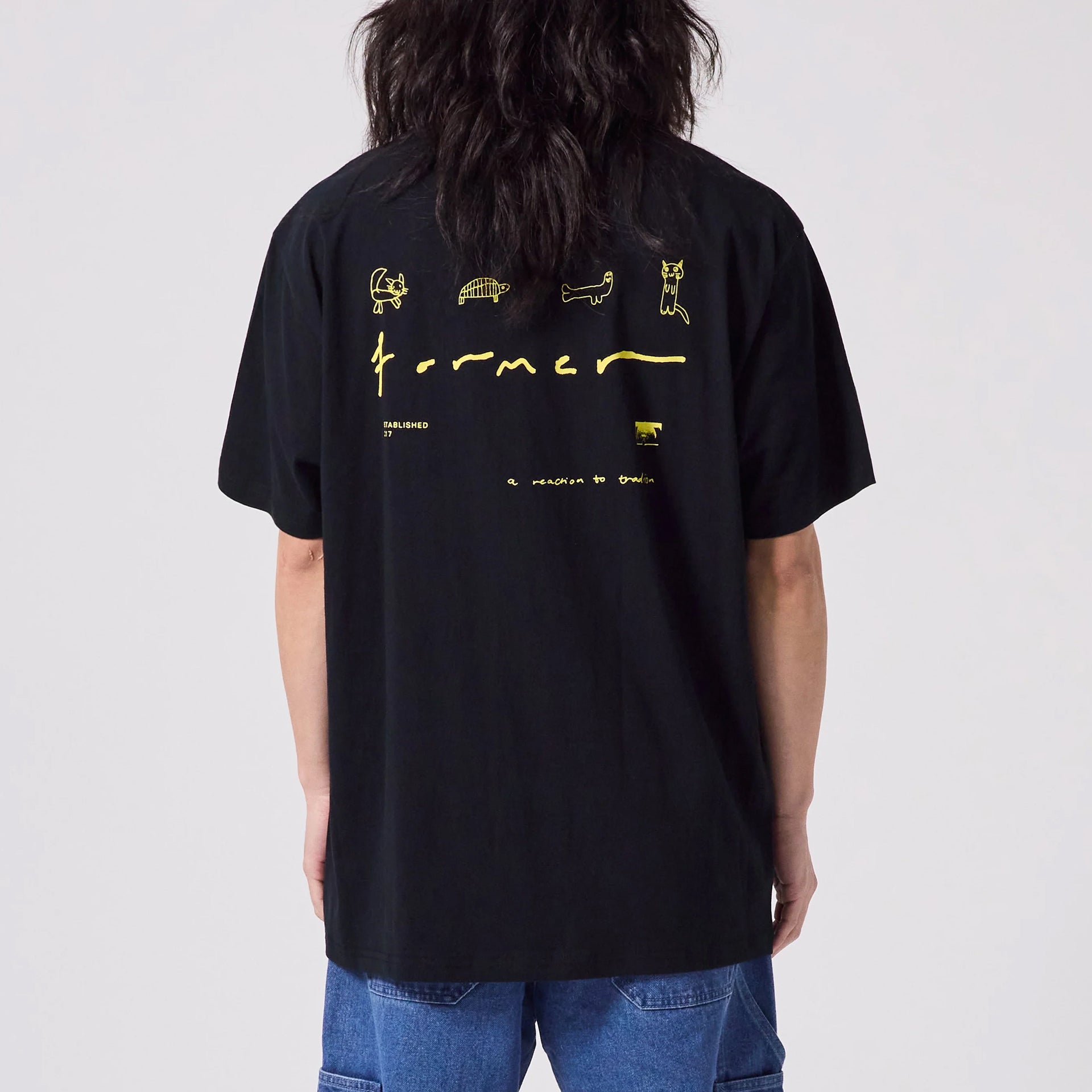 Former Rampant T-Shirt - Black - ManGo Surfing