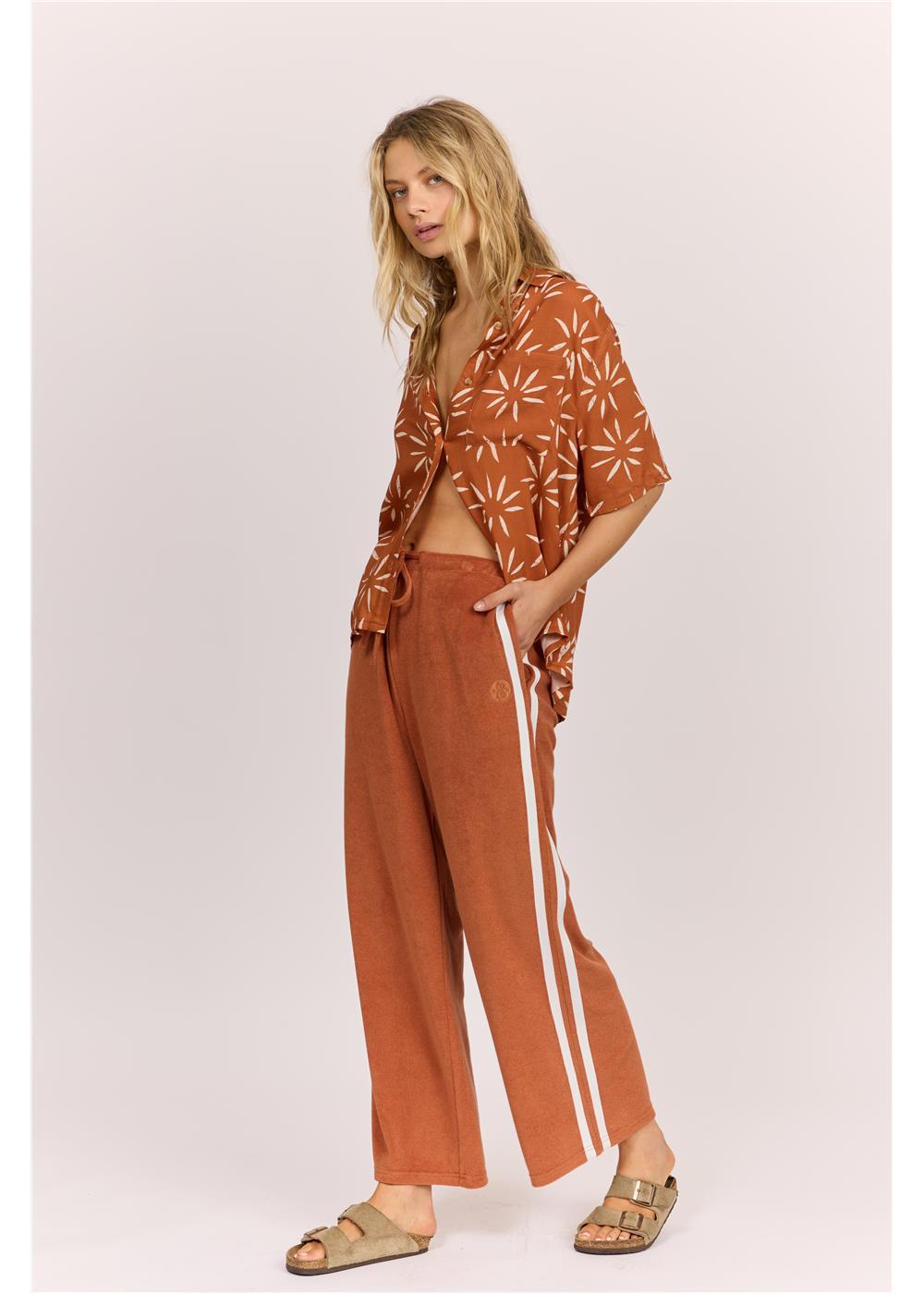 Sisstr Evolution Palmers Trousers - Terracotta