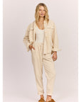 Sisstr Evolution After Hours Cord Shacket - Sea Salt