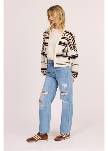 Sisstr Evolution Ibiza Island Sweater - Sea Salt - ManGo Surfing