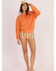 Sisstr Evolution West Shore Terry Fleece Sweatshirt - Light Amber