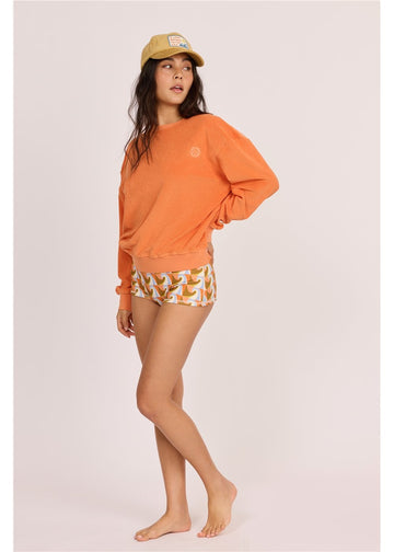 Sisstr Evolution West Shore Terry Fleece Sweatshirt - Light Amber