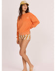 Sisstr Evolution West Shore Terry Fleece Sweatshirt - Light Amber