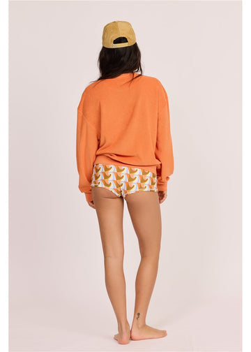 Sisstr Evolution West Shore Terry Fleece Sweatshirt - Light Amber