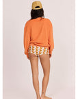Sisstr Evolution West Shore Terry Fleece Sweatshirt - Light Amber