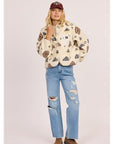 Sisstr Evolution Live Sherpa Fleece Sweatshirt - Buttermilk