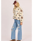 Sisstr Evolution Live Sherpa Fleece Sweatshirt - Buttermilk