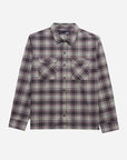 Lost Mens Agitator Long Sleeve Flannel Shirt - Mauve