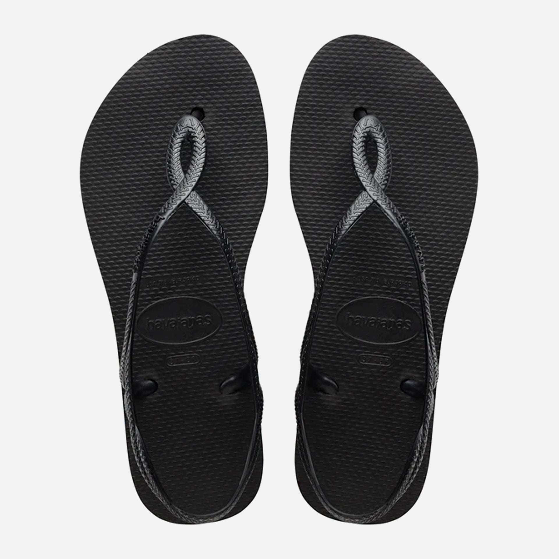 Havaianas Luna Flatform Flip Flops - Black - ManGo Surfing