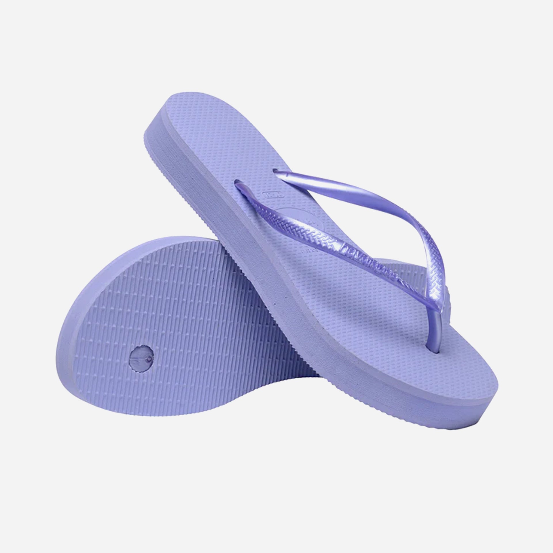 Havaianas Slim Flatform Flip Flops - Lilac Breeze