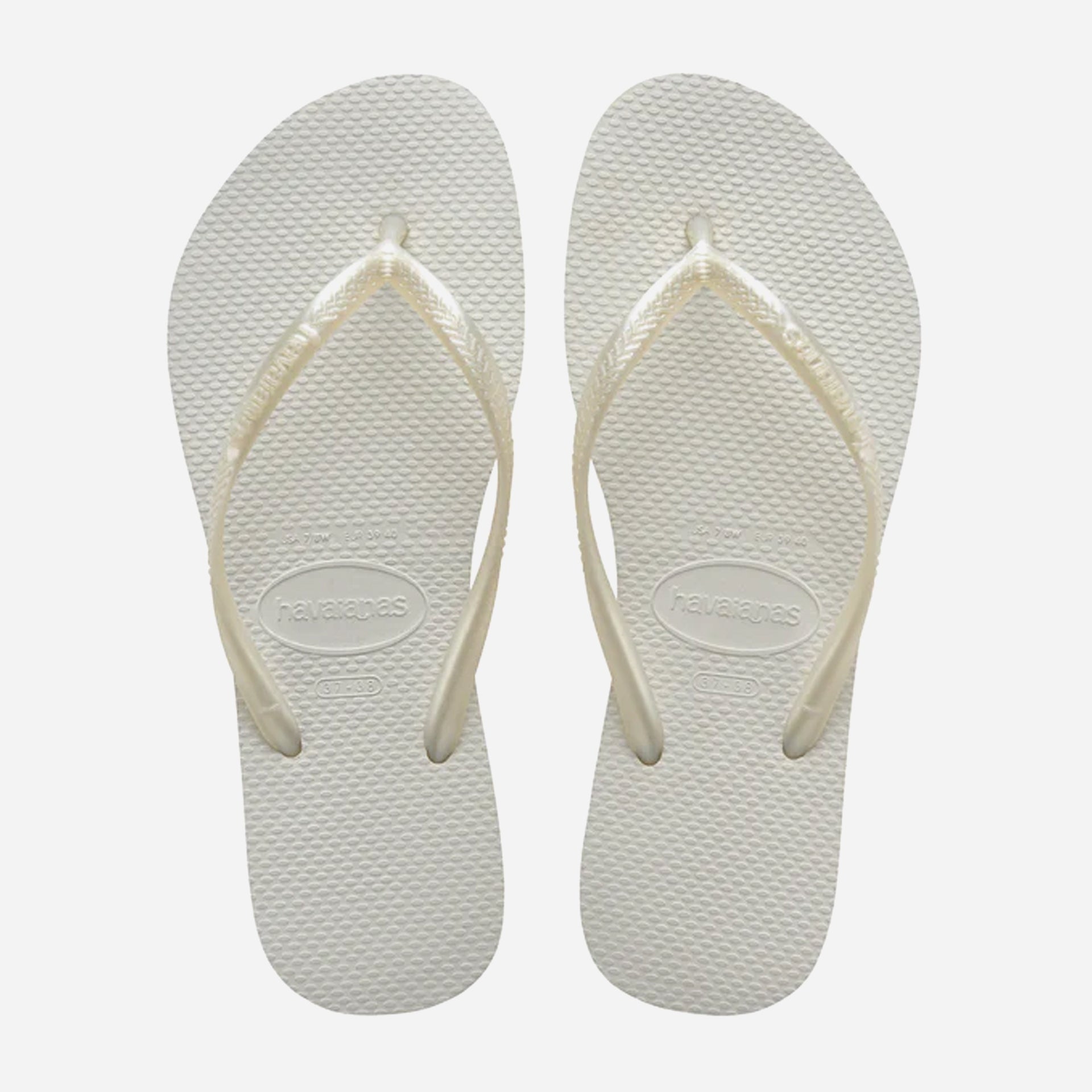 Havaianas Slim Flip Flops - White - ManGo Surfing