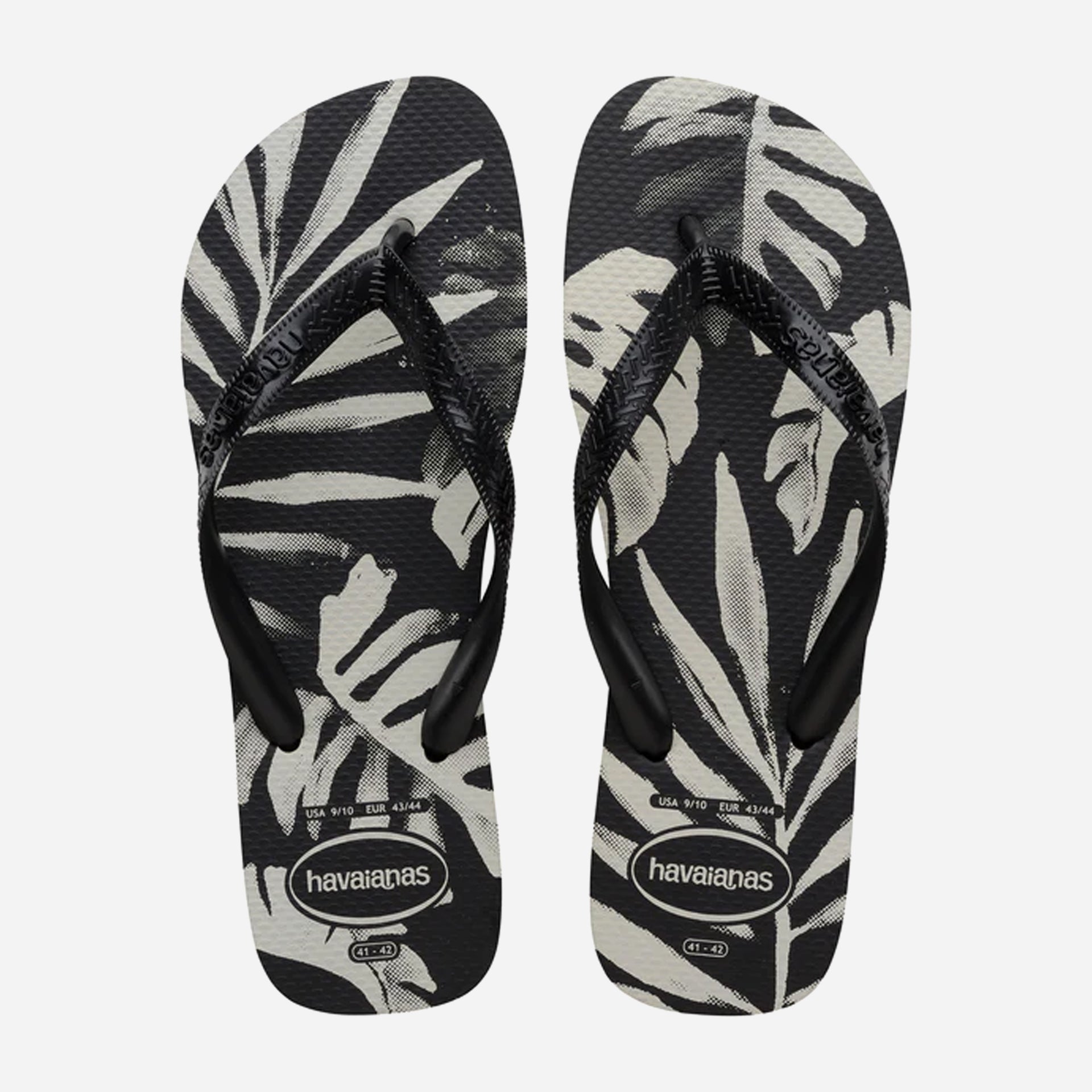 Havaianas Top Aloha Flip Flops - Black/Black/Black - ManGo Surfing