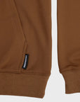 Independent Mens Clipper Zip Hoodie - Brown