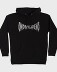 Independent Mens Skull Span Hoodie - Black