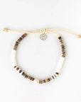 Pineapple Island Kauai Puak Shell and Pearl Bracelet - Brown/White