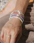 Pineapple Island Tidepool Starfish Beaded Bracelet - Blue