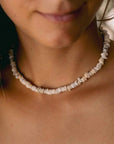Pineapple Island Enu Island Beaded Necklace - Cream