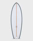 Keel Twin PVCP Fish Surfboard - 5'10, 6'2 and 6'4 - Blue - ManGo Surfing