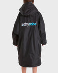 Dryrobe Advance Kids Long Sleeve (10-13 Yrs) - Black/Blue - ManGo Surfing