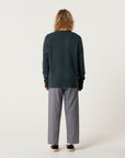 The Critical Slide Society Mens Mellow Crew Knit Sweatshirt - Blue
