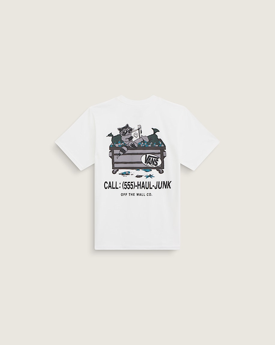 Vans Kids Dumpster Raccoon T-Shirt - White