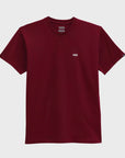 Left Chest Logo T Shirt | Burgundy - ManGo Surfing