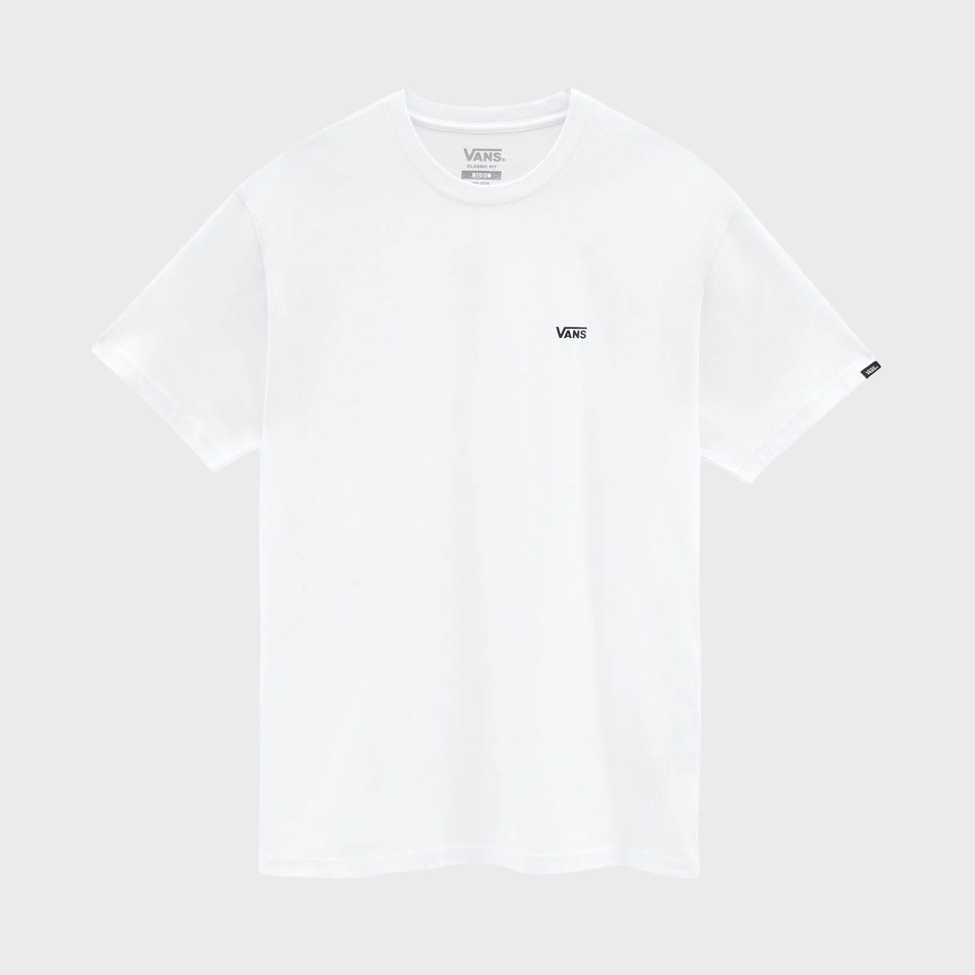 Left Chest Logo T Shirt | White/Black - ManGo Surfing