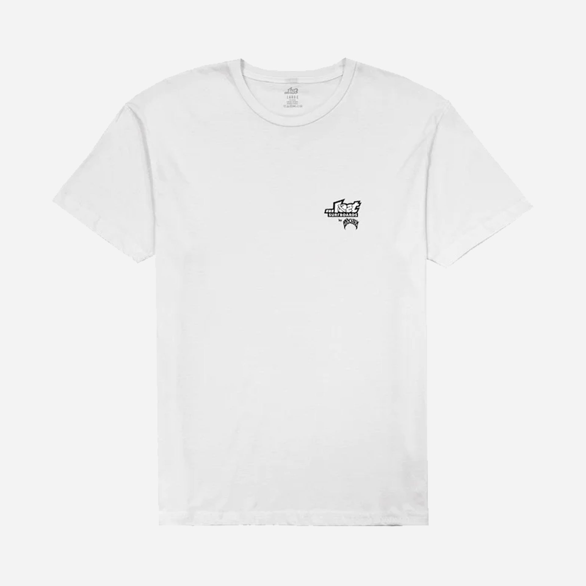 Lost Mens Lost Surfboards By Mayhem T-Shirt - White - ManGo Surfing