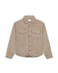 The Critical Slide Society Mens Lazy Boy Cord Shirt - Taupe
