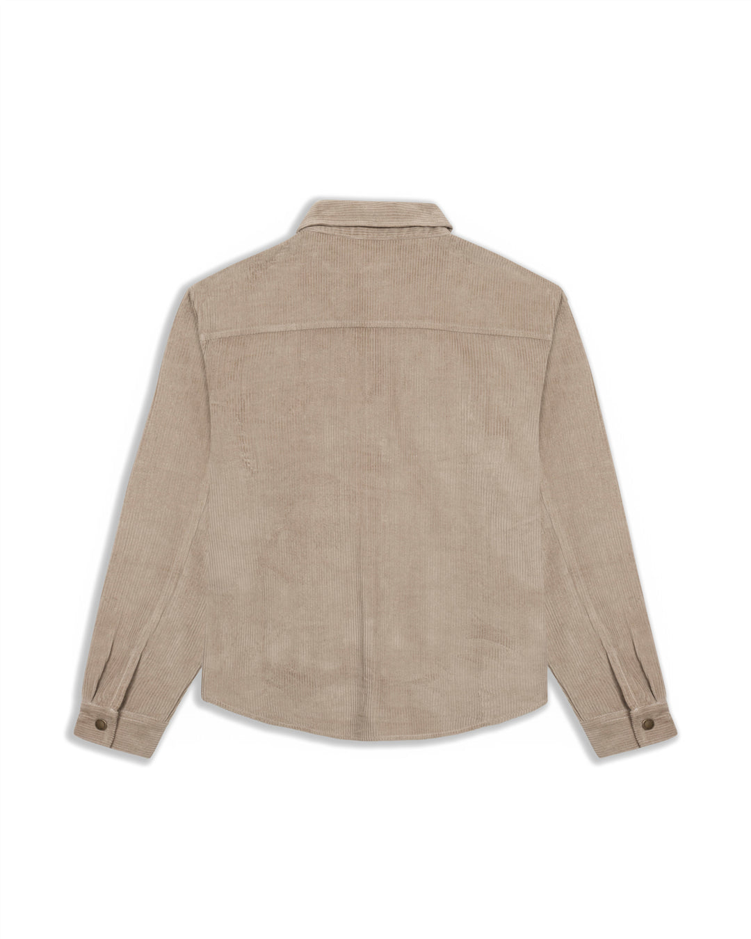 The Critical Slide Society Mens Lazy Boy Cord Shirt - Taupe