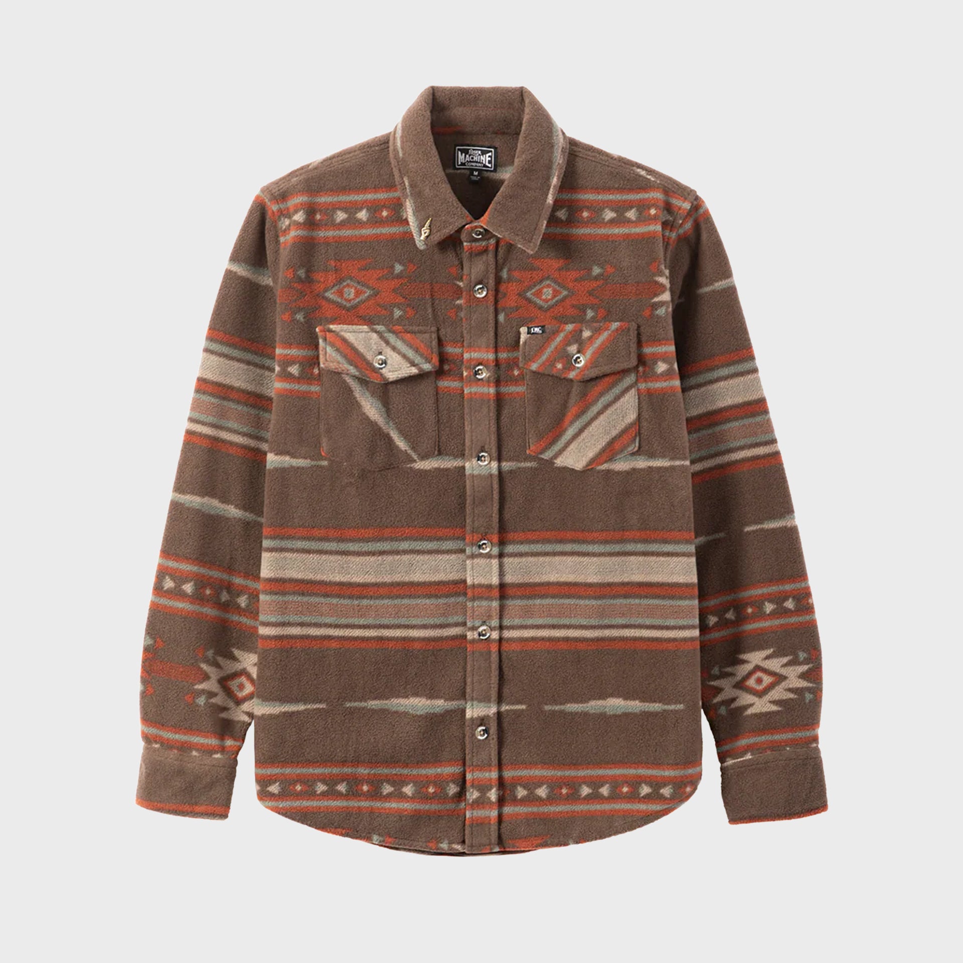 Loser Machine Elmwood Fleece Shirt - Brown - ManGo Surfing