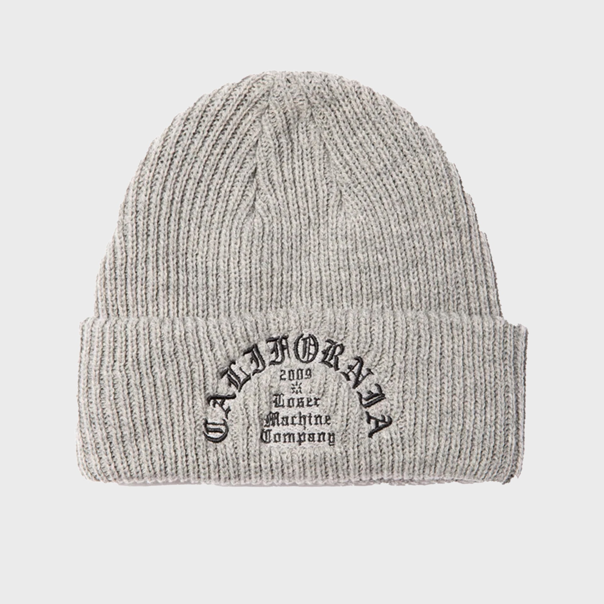 Loser Machine Fanatic Beanie Hat - One Size - Heather Grey - ManGo Surfing