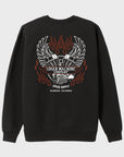 Loser Machine Fly Wheel Crewneck Fleece - Black