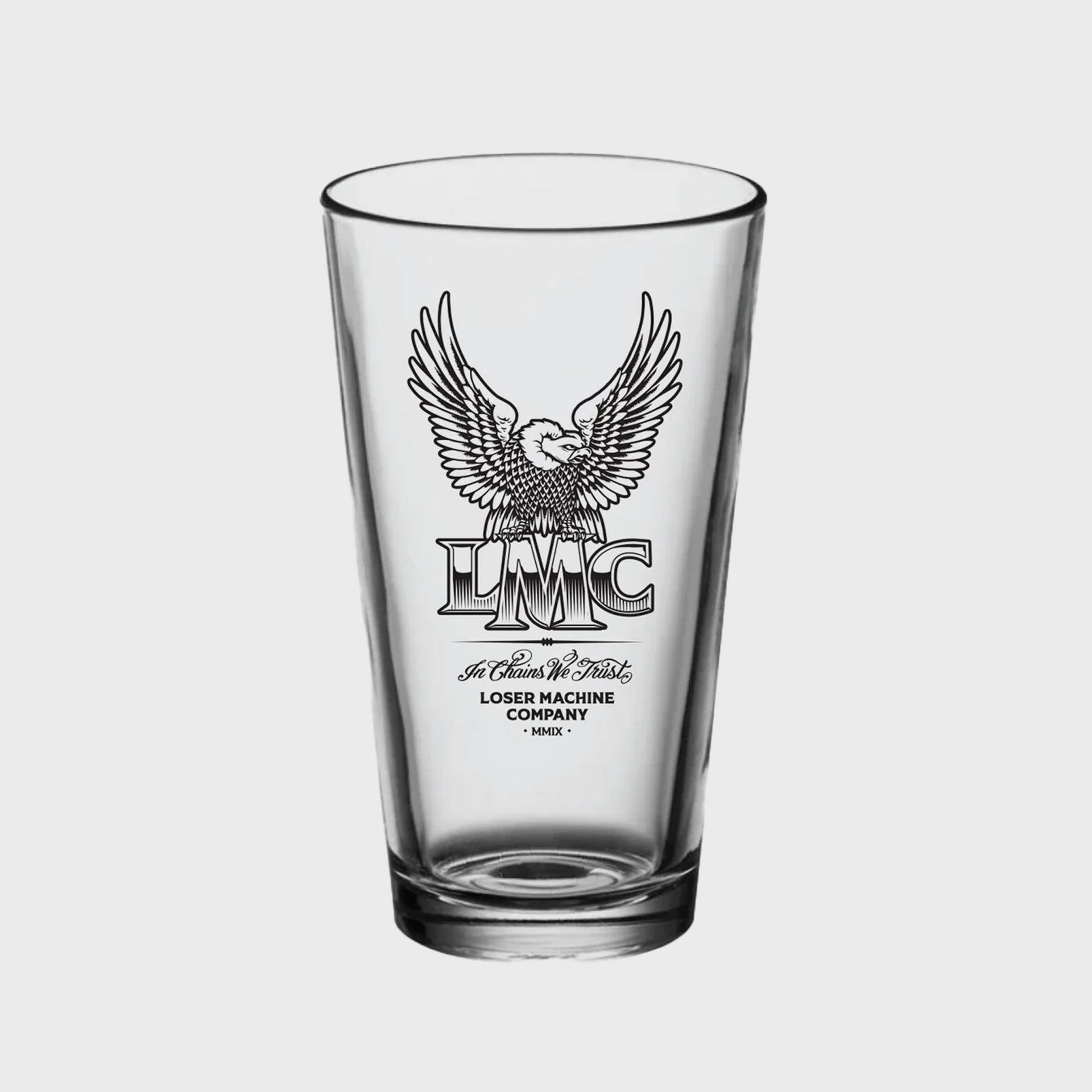 Loser Machine Grandeur Pint Glass - Assorted - ManGo Surfing