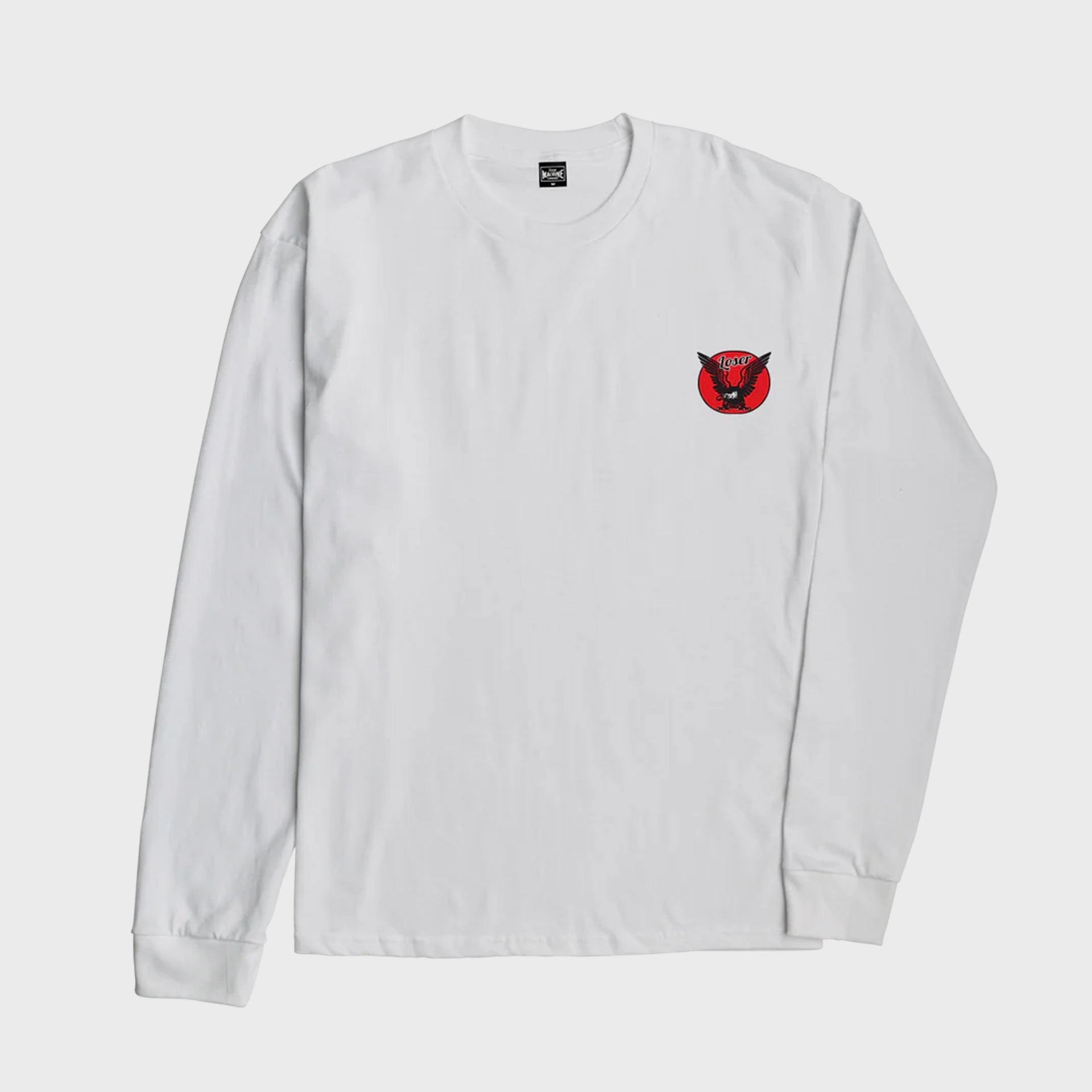 Loser Machine Power Band Long Sleeve T-Shirt - White - ManGo Surfing