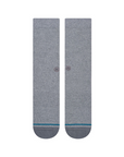 Stance Icon Crew Socks - Grey Heather