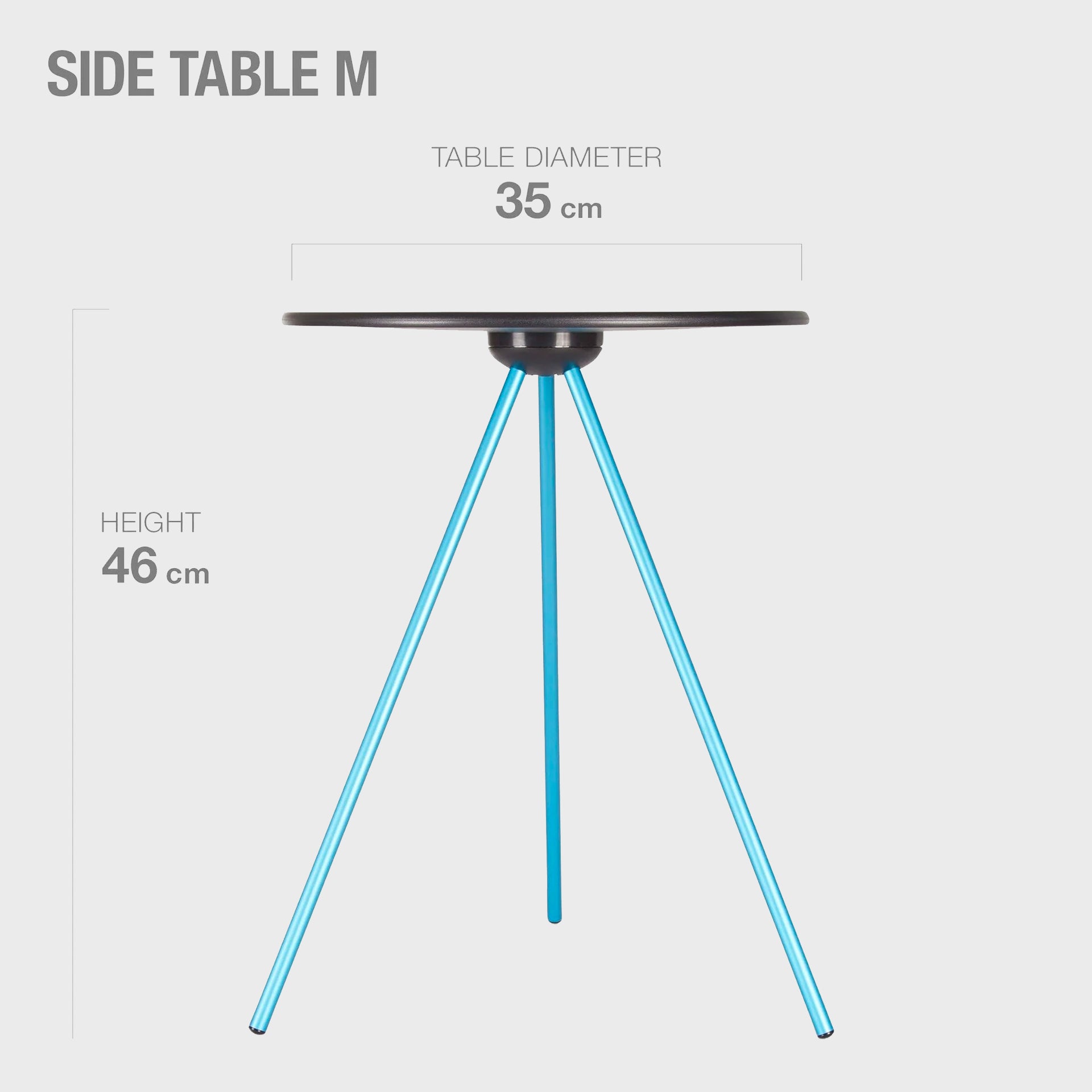 Helinox Medium Side Table - Black - ManGo Surfing