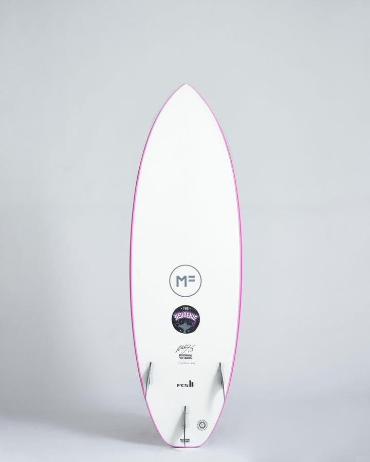 Mick Fanning Neugenie EpoxyLam Surfboard FCS II 3F - 5&#39;10 - Pink - ManGo Surfing