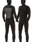 Vissla Mens 7 Seas 5/4/3 Full Hooded Chest Zip Wetsuit - Black