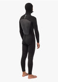 Vissla Mens 7 Seas 5/4/3 Full Hooded Chest Zip Wetsuit - Black