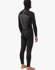 Vissla Mens 7 Seas 5/4/3 Full Hooded Chest Zip Wetsuit - Black