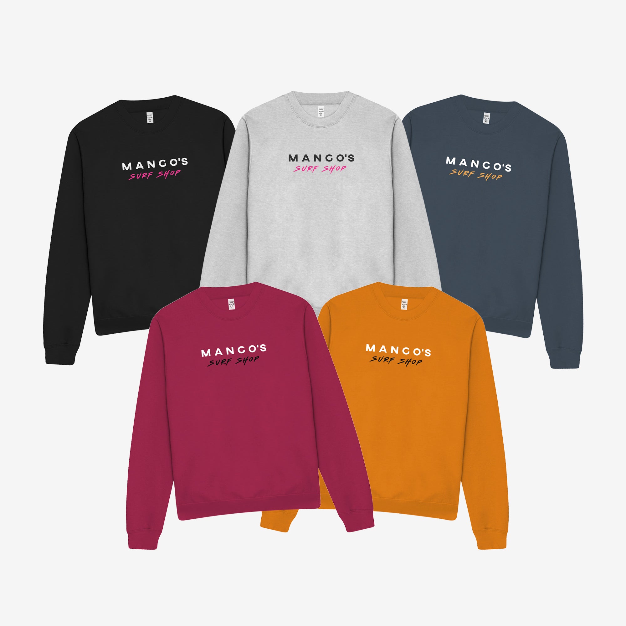 Mango Surfing Crew Sweatshirt (Available in a Choice of Colours) - ManGo Surfing