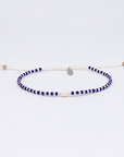 Pineapple Island Mutiara Dainty Beaded Bracelet - Royal Blue/Pink