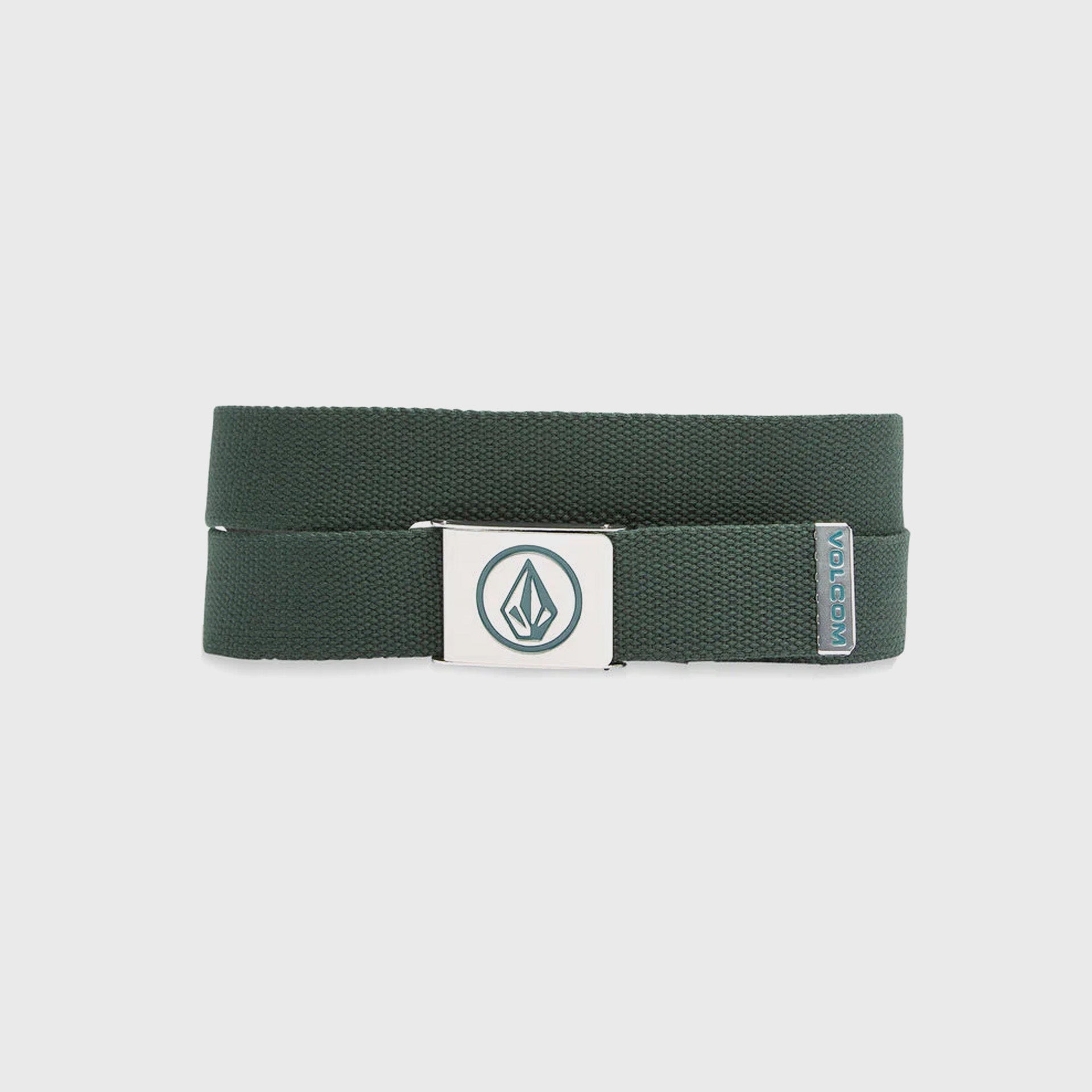 Volcom Circle Web Belt - One Size - Scarab - ManGo Surfing
