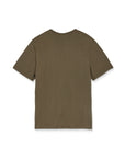 Green t-shirt on a white background