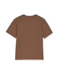 Volcom brown t-shirt on a white background