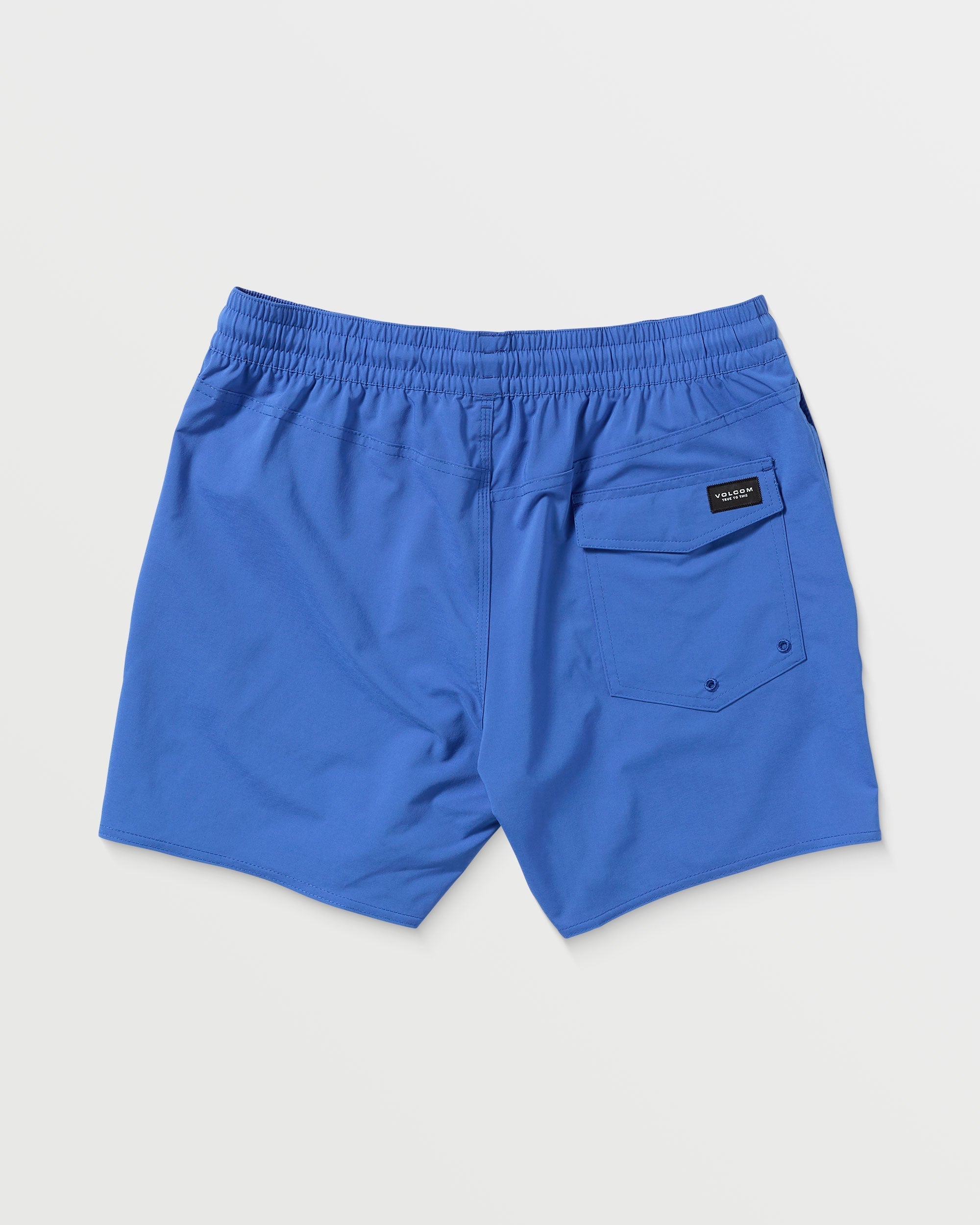 Volcom Mens Lido Solid Trunk 16" Boardshorts - Ultramarine - ManGo Surfing