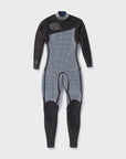 Volcom Mens Modulator 4/3 Chest Zip Wetsuit - Cruzer Blue - ManGo Surfing