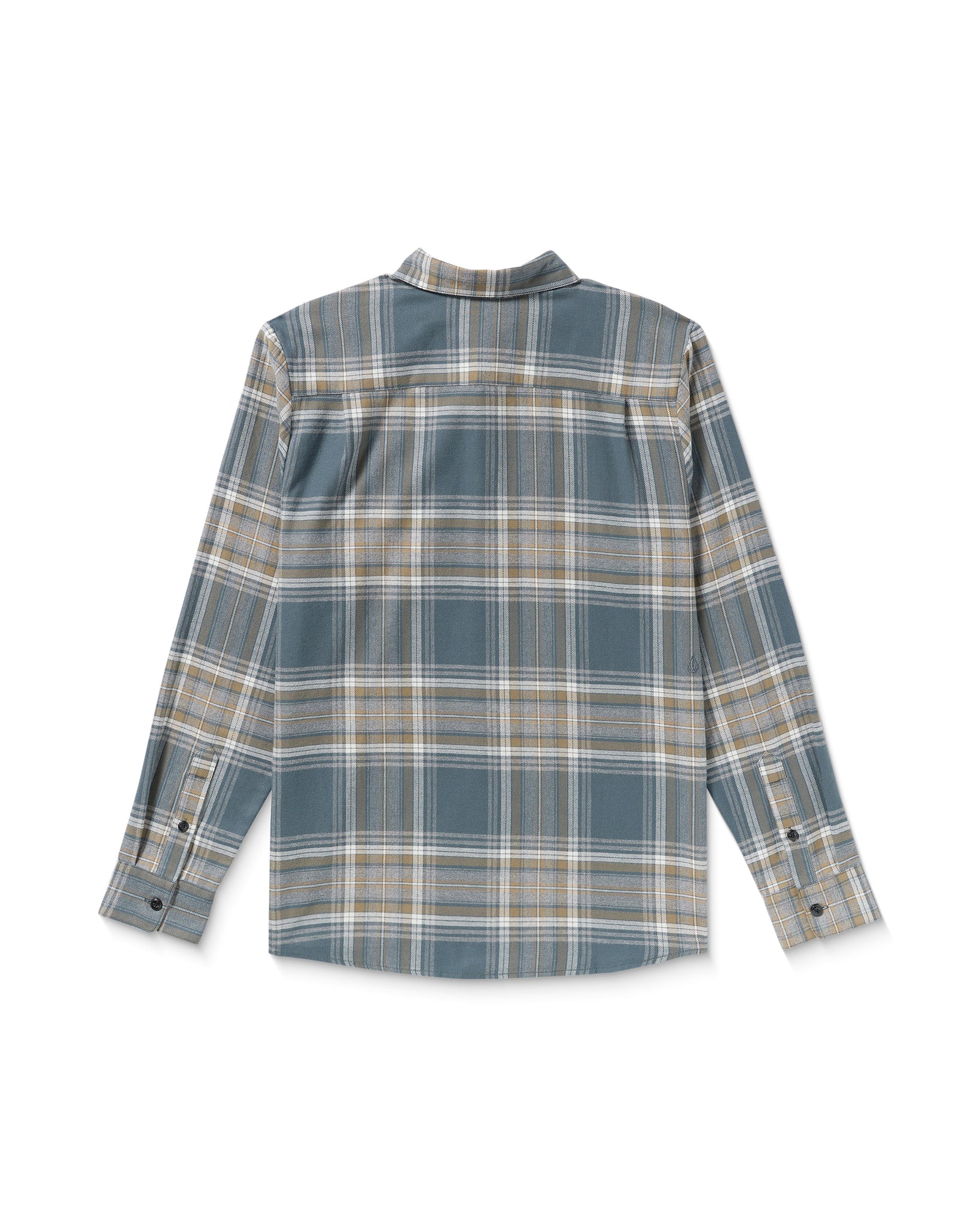 Volcom Plaid shirt on a white background available at Mango Surfing.